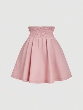 SHEIN MOD تنورة أنيقة ذات خصر عالي وجرس مزينة بالخرز الاصطناعي بطراز قصر أنيق، مناسبة للأسلوب الكولومبي، المواعيد، الحفلات، المناسبات، حفلات الشاي، ملابس أعياد الميلاد