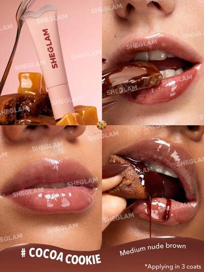 SHEGLAM مجموعة العناية بالشفاه المرطبة Crystal Glaze مرطب شفاف للعناية بالشفاه مرطب شفاف مائي للعناية بالشفاه مرطب يقلل من الخطوط الدقيقة في الشفاه مكياج الشفاه روج تنت أرواج علامة تجارية جمال مكياج ميكب مستحضرات تجميل للنساء الفتيات مثالي لفصل الشتاء الر