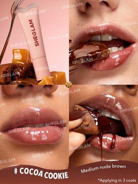 SHEGLAM مجموعة العناية بالشفاه المرطبة Crystal Glaze مرطب شفاف للعناية بالشفاه مرطب شفاف مائي للعناية بالشفاه مرطب يقلل من الخطوط الدقيقة في الشفاه مكياج الشفاه روج تنت أرواج علامة تجارية جمال مكياج ميكب مستحضرات تجميل للنساء الفتيات مثالي لفصل الشتاء الر