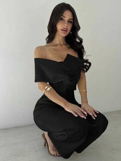 Firerie جمبسوت قصيرة أنيقة بتصميم ملتوي بدون أكمام للنساء، أبيض متواضع، كاجوال للعمل، للخروج، مناسب لجميع المواسم