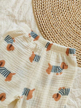 Vintaside Kids طقم بنطلون وقميص كاجوال طويل الأكمام للأطفال الصبيان، مريح للارتداء في المنزل أو التخييم، مناسب لفصل الخريف، عملي وأنيق للاستخدام في الأنشطة الخارجية أو المنزلية