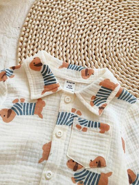 Vintaside Kids طقم بنطلون وقميص كاجوال طويل الأكمام للأطفال الصبيان، مريح للارتداء في المنزل أو التخييم، مناسب لفصل الخريف، عملي وأنيق للاستخدام في الأنشطة الخارجية أو المنزلية