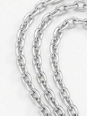 سلسلة معدنية قابلة للتعديل لتزيين حقيبة اليد، سلسلة كتف للتحويل DIY للحقيبة، طول السلسلة عبر الجسم قابل للتعديل