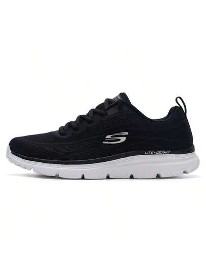 Skechers أحذية رياضية كاجوال منخفضة الكعب للرجال، أحذية رياضية مريحة وبسيطة للاستخدام اليومي والخارجي والمشي والتنقل والجري، رقم الطراز 8790345-BKW