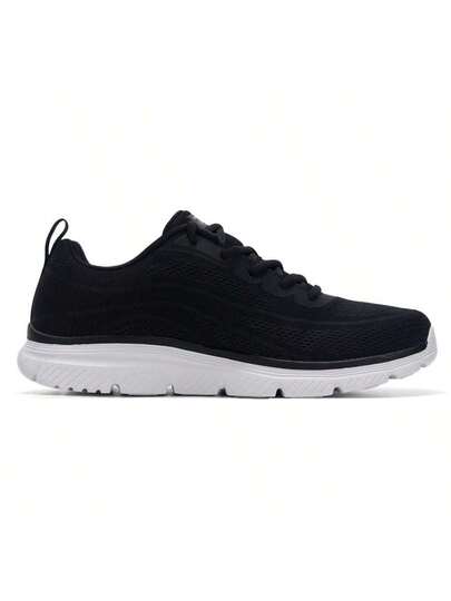 Skechers أحذية رياضية كاجوال منخفضة الكعب للرجال، أحذية رياضية مريحة وبسيطة للاستخدام اليومي والخارجي والمشي والتنقل والجري، رقم الطراز 8790345-BKW
