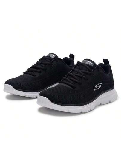 Skechers أحذية رياضية كاجوال منخفضة الكعب للرجال، أحذية رياضية مريحة وبسيطة للاستخدام اليومي والخارجي والمشي والتنقل والجري، رقم الطراز 8790345-BKW
