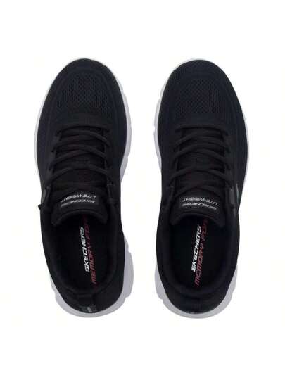 Skechers أحذية رياضية كاجوال منخفضة الكعب للرجال، أحذية رياضية مريحة وبسيطة للاستخدام اليومي والخارجي والمشي والتنقل والجري، رقم الطراز 8790345-BKW