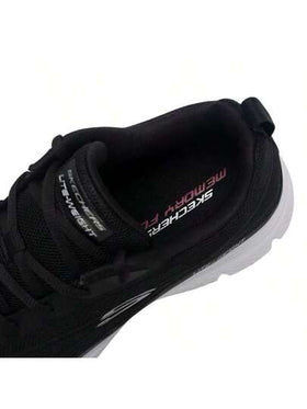 Skechers أحذية رياضية كاجوال منخفضة الكعب للرجال، أحذية رياضية مريحة وبسيطة للاستخدام اليومي والخارجي والمشي والتنقل والجري، رقم الطراز 8790345-BKW