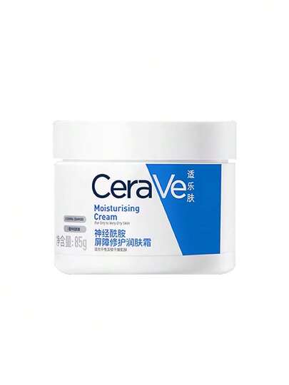 CeraVe كريم مرطب لإصلاح الحاجز الجلدي بالسيراميد | 85 غرام، رطوبة 24 ساعة ويعزز الحاجز الجلدي
