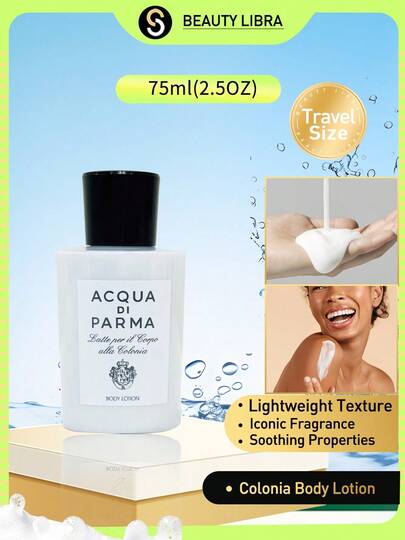 Acqua di Parma مجموعة غسول الجسم كولونيا - رعاية الجسم المرطبة، رعاية الجسم العطرية، رعاية الجسم المهدئة، مجموعة رعاية الجسم للسفر، رعاية الجسم، حجم صغير - 75مل/2.5أونصة
