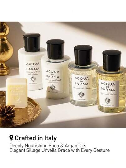 Acqua di Parma مجموعة غسول الجسم كولونيا - رعاية الجسم المرطبة، رعاية الجسم العطرية، رعاية الجسم المهدئة، مجموعة رعاية الجسم للسفر، رعاية الجسم، حجم صغير - 75مل/2.5أونصة