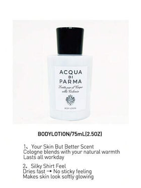 Acqua di Parma مجموعة غسول الجسم كولونيا - رعاية الجسم المرطبة، رعاية الجسم العطرية، رعاية الجسم المهدئة، مجموعة رعاية الجسم للسفر، رعاية الجسم، حجم صغير - 75مل/2.5أونصة
