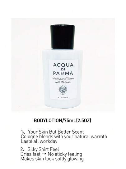 Acqua di Parma مجموعة غسول الجسم كولونيا - رعاية الجسم المرطبة، رعاية الجسم العطرية، رعاية الجسم المهدئة، مجموعة رعاية الجسم للسفر، رعاية الجسم، حجم صغير - 75مل/2.5أونصة