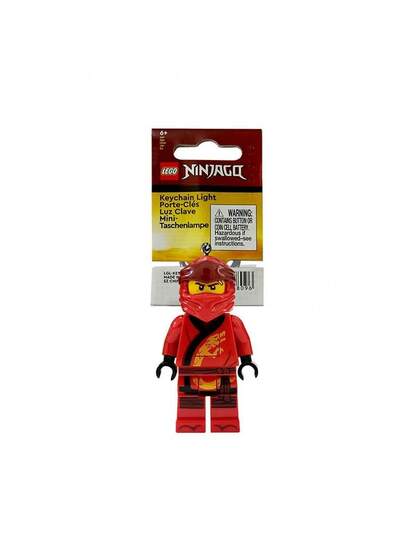 LEGO سلسلة مفاتيح نينجاغو أحمر مضيئة في الظلام KE149H
