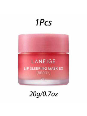Laneige 20 جرام/0.70 أونصة قناع النوم للشفاه: مغذي، مرطب، فيتامين سي، توت، مضادات أكسدة، مناسب للشفاه الجافة والمتقشرة - قناع نوم الشفاه من لانيج