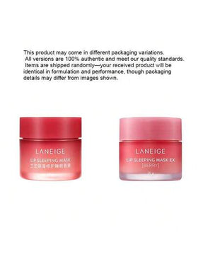 Laneige 20 جرام/0.70 أونصة قناع النوم للشفاه: مغذي، مرطب، فيتامين سي، توت، مضادات أكسدة، مناسب للشفاه الجافة والمتقشرة - قناع نوم الشفاه من لانيج