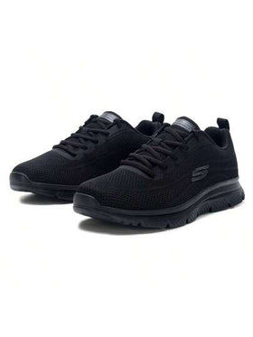 Skechers حذاء رياضي رجالي، مبطن، كاجوال، بسيط، مريح، خفيف الوزن، حذاء رياضي وكاجوال رجالي 8790345-BBK
