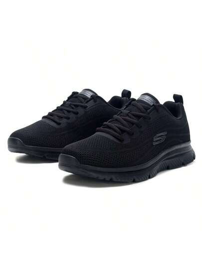 Skechers حذاء رياضي رجالي، مبطن، كاجوال، بسيط، مريح، خفيف الوزن، حذاء رياضي وكاجوال رجالي 8790345-BBK