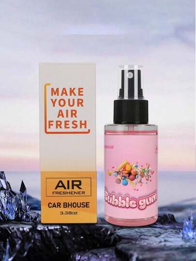 قطعة واحدة رذاذ عطر وُمنعّش للهواء 100مل/3.38 أونصة مع 10 روائح - مزيل روائح قوي ومستمر للمنزل والسيارة والملابس وغرف الحيوانات الأليفة | منعّش غرف محمول للحمام والمكتب والحفلات | هدية لعيد الأم والصديق والافتتاح (روائح الطعام/الفواكه/الأزهار)