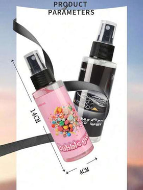 قطعة واحدة رذاذ عطر وُمنعّش للهواء 100مل/3.38 أونصة مع 10 روائح - مزيل روائح قوي ومستمر للمنزل والسيارة والملابس وغرف الحيوانات الأليفة | منعّش غرف محمول للحمام والمكتب والحفلات | هدية لعيد الأم والصديق والافتتاح (روائح الطعام/الفواكه/الأزهار)