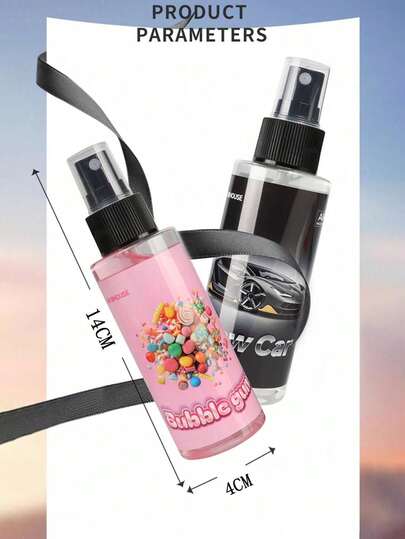 قطعة واحدة رذاذ عطر وُمنعّش للهواء 100مل/3.38 أونصة مع 10 روائح - مزيل روائح قوي ومستمر للمنزل والسيارة والملابس وغرف الحيوانات الأليفة | منعّش غرف محمول للحمام والمكتب والحفلات | هدية لعيد الأم والصديق والافتتاح (روائح الطعام/الفواكه/الأزهار)