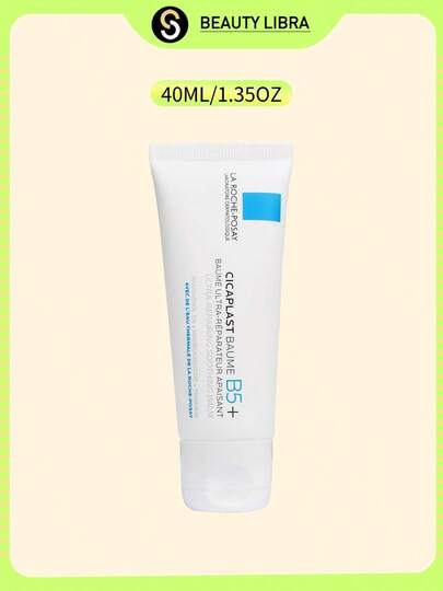La Roche-Posay بلسم إصلاحي سيكابلاست B5، كريم مرطب متعدد الأغراض مهدئ، مناسب للبشرة الجافة والمهيجة، يمكن استخدامه على الجسم واليدين، للأطفال، خالي من العطور، 40 مل / 1.35 أونصة
