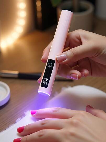 مصباح أظافر LED أشعة فوق البنفسجية، مجفف طلاء أظافر جل، مصباح أظافر محمول صغير للطاولة بحامل، مجفف أظافر قابل للارتداء، مجفف أظافر محمول صغير للطاولة يعمل بالطاقة USB قابل للشحن 200 مللي أمبير، طلاء أظافر جل سريع التصلب، طلاء أظافر، غراء وصور، أداة فن...