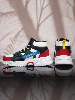 أحذية رياضية كاجوال خفيفة الوزن للرجال - تصميم شبكي قابل للتنفس وعلوي مريح، قاعدة مانعة للانزلاق وماصة للصدمات، مناسبة للتدريب اللياقي والارتداء اليومي، تصميم أنيق، مرن ومريح