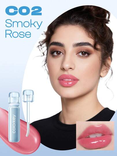 كريم شفاه مرطب من COLORKEY، ذو نهاية لامعة كالمرآة، زيت شفاه مغذي ومنتفخ، بتركيبة طويلة الأمد وغير لزجة، يعالج تجاعيد الشفاه، جوهر العناية بالشفاه، يخلق مكياج شفاه مرتب، مستحضرات تجميل للشفاه، مناسبة للنساء والفتيات، مثالية للخريف/الشتاء، يمكن إنشاء مك...
