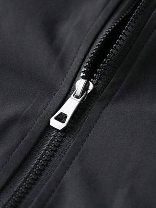 Manfinity Homme جاكيت رجالية كاجوال ذات لون أحادي، متعددة الاستخدامات للربيع والخريف