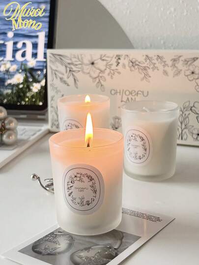 <ترف هادئ ، عطر لطيف>، 3/صندوق/1 قطعة صندوق شمعة كوب رملي إبداعي، شمعة معطرة، مصنوعة من شمع الصويا الطبيعي، مع مجموعة متنوعة من العطور لتختار منها. عطر نباتي طبيعي خالص، زهري وفاكهي، مناسب للصديقات، هدايا، عيد الأم، البنات، هدايا عيد الحب