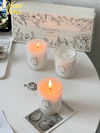 <ترف هادئ ، عطر لطيف>، 3/صندوق/1 قطعة صندوق شمعة كوب رملي إبداعي، شمعة معطرة، مصنوعة من شمع الصويا الطبيعي، مع مجموعة متنوعة من العطور لتختار منها. عطر نباتي طبيعي خالص، زهري وفاكهي، مناسب للصديقات، هدايا، عيد الأم، البنات، هدايا عيد الحب