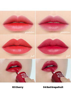 ETUDE 2 قطعة من بلسم الشفاه العزيز، اللون 04 أحمر جريب فروت، لون نابض بالحياة وساطع، مُنكّه بمستخلصات الرمان والجريب فروت المرطبة، يغذي الشفاه، مكياج كوري، جمال كوري، 9 جرام/0.31 أونصة * 2
