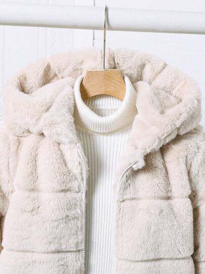 SHEIN جاكيت كاجوال عاملية مميزة متناسقة بقلنسوة للفتيات المراهقات، مناسبة للارتداء اليومي