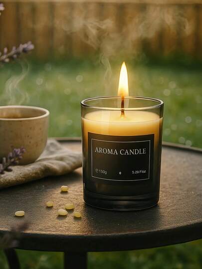 شموع معطرة بشمع الصويا الطبيعي 150 جرام | عطر منزلي دائم للاسترخاء والهدايا | هدايا زجاجية للعلاج بالروائح للنساء، ديكورات عيد الميلاد والزفاف.