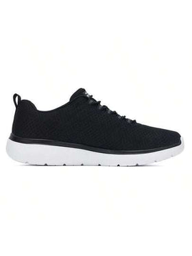 Skechers حذاء GENO رجالي كاجوال برباط منخفض، حذاء رياضي، حذاء جري خفيف الوزن مريح للاستخدام اليومي 8790258-BKW