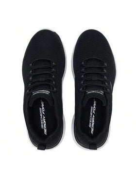 Skechers حذاء GENO رجالي كاجوال برباط منخفض، حذاء رياضي، حذاء جري خفيف الوزن مريح للاستخدام اليومي 8790258-BKW