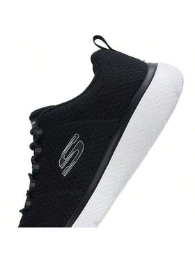 Skechers حذاء GENO رجالي كاجوال برباط منخفض، حذاء رياضي، حذاء جري خفيف الوزن مريح للاستخدام اليومي 8790258-BKW