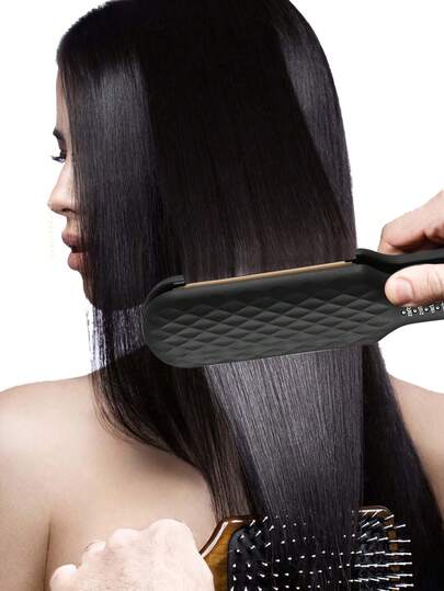 CRASTS مكواة شعر احترافية للتمليس والتجعيد مع شاشة عرض، أداة تصفيف شعر متعددة الاستخدامات للصالون، مملس للشعر المجعد والمنحني للداخل، بدون أضرار