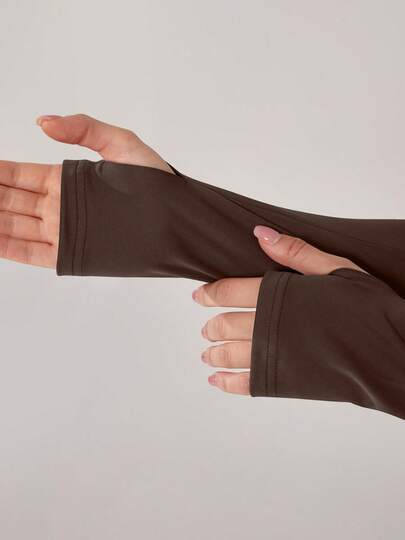 NcmRyu طقم رياضي للنساء بتصميم طوق سحاب مرن وخصر مشدود ورفع الأرداف، أكمام طويلة، للربيع
