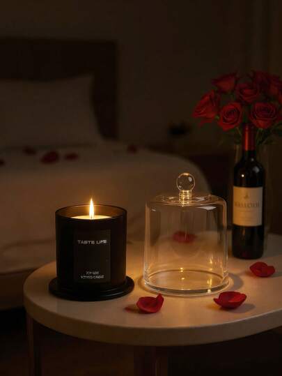 شموع معطرة بشمع الصويا الممتاز في وعاء زجاجي، زيوت أساسية خالية من الدخان، عطور للاسترخاء والتدليك المنزلي، طقم هدايا أنيق، مثالي للهدايا
