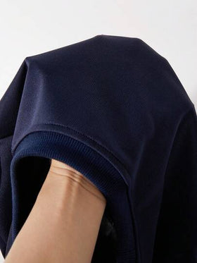 SHEIN فستان أنيق كاجوال للفتيات المراهقات مصنوع من قماش محبوك مزين بالكشكشة والشريط على شكل فراشة، قصة A-line أنيقة وجذابة