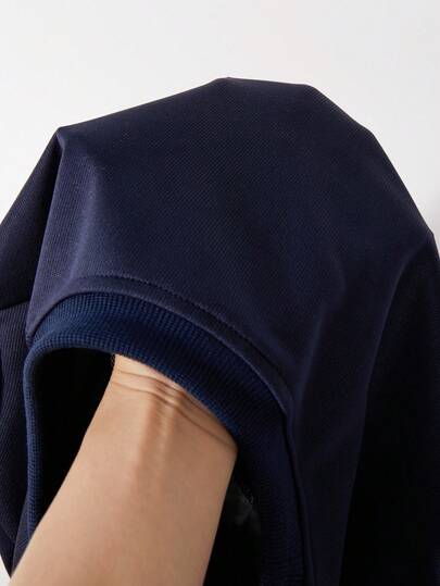 SHEIN فستان أنيق كاجوال للفتيات المراهقات مصنوع من قماش محبوك مزين بالكشكشة والشريط على شكل فراشة، قصة A-line أنيقة وجذابة