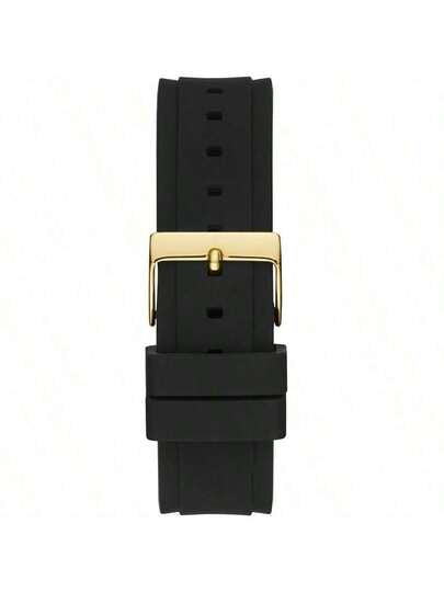 Guess ساعة نسائية كوارتز من غيس لايملايت W1053L1، قطر 39 مم، قرص أزرق، حالة ذهبية وردية، سوار سيليكون أزرق، شاشة التاريخ واليوم (24 ساعة)، مقاومة للماء 30 متر، موضة كاجوال W1053L2 W1053L3 W1053L5 W1053L6 W1053L7 W0775L5 GW0431L1