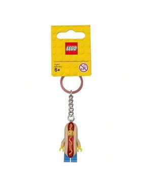 LEGO سلسلة مفاتيح رجل الهوت دوج ليجو 853571، مناسبة كهدية عيد ميلاد للأطفال