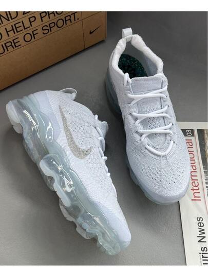 حذاء جري Nike VaporMax الرياضي متعدد الاستخدامات والمريح منخفض الارتفاع للرجال/DV1678-002
