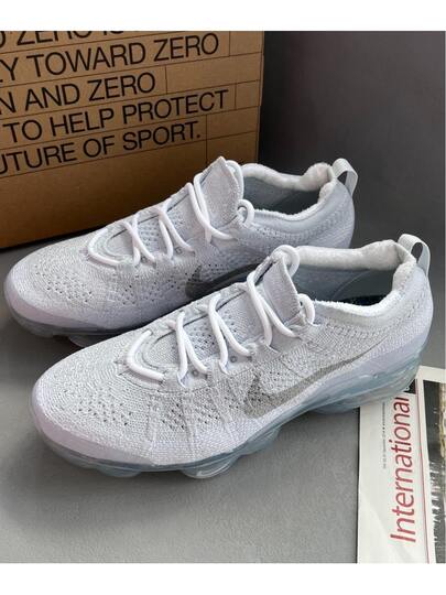 حذاء جري Nike VaporMax الرياضي متعدد الاستخدامات والمريح منخفض الارتفاع للرجال/DV1678-002