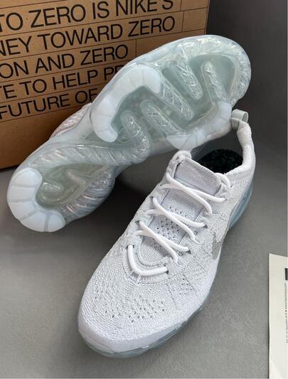 حذاء جري Nike VaporMax الرياضي متعدد الاستخدامات والمريح منخفض الارتفاع للرجال/DV1678-002