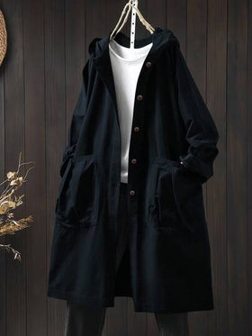 SHEIN LUNE معطف كاجوال طويل