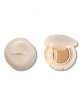 SHEGLAM Lock & Go Long-Lasting كوشن فونديشن-Nude علامة تجارية جمال مكياج ميكب مستحضرات تجميل للنساء الفتيات مثالي لفصل الشتاء الربيع مثالي ل- Y2K أزياء أنيقة رمضان هدية حفلة جاهز أفضل لون
